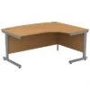 Alpha Plus Bow Front Ergonomic Desk -Office Comfort 009854