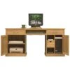 Cavalli Solid Oak Executive Computer Desk 2 Cavalli Solid Oak Executive Computer Desk -Office Comfort 016228