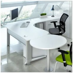 Elite Kassini Executive Radius Ergonomic Desks -Office Comfort 034231