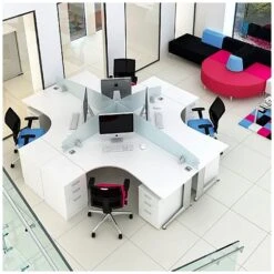 Elite Kassini Height Adjustable Ergonomic Desks -Office Comfort 038168