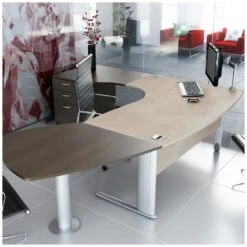 Elite Optima Plus Bow Fronted Ergonomic Desks -Office Comfort 046398