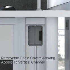 Elite Optima Plus Executive Radius Ergonomic Desks -Office Comfort 047654