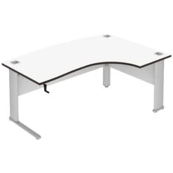 Elite Optima Plus Height Adjustable Bow Fronted Ergonomic Desks