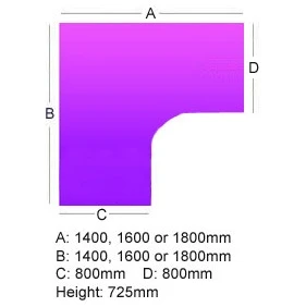 Alpha Plus Universal Ergonomic Desks 4 Alpha Plus Universal Ergonomic Desks - Image 2