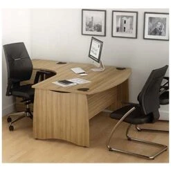 Gresham EX10 Bow Fronted Ergonomic Desks 8 Gresham EX10 Bow Fronted Ergonomic Desks -Office Comfort 062933