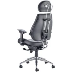 Vital 24Hr Ergonomic Deluxe Enviro Leather Chair With Headrest -Office Comfort 071455