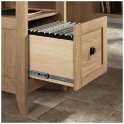 Dover Oak Computer Desk 8 Dover Oak Computer Desk -Office Comfort 076085