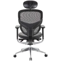 InSync 24 Hour Mesh Office Chair With Leather Seat & Headrest -Office Comfort 076342