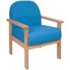 Deluxe Solid Beech Wooden Reception Armchair 2 Deluxe Solid Beech Wooden Reception Armchair -Office Comfort 077676