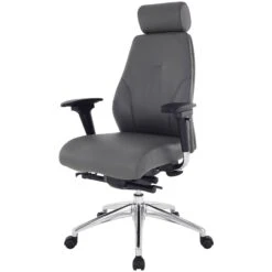 ITask 24-7 Executive Top Leather Posture Chairs -Office Comfort 085008