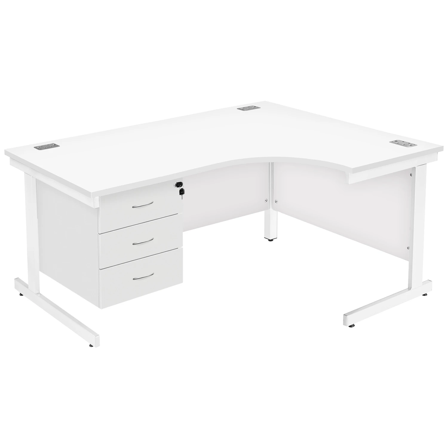 Commerce II Ergonomic Desks With Fixed Pedestal 20 Commerce II Ergonomic Desks With Fixed Pedestal - Image 18