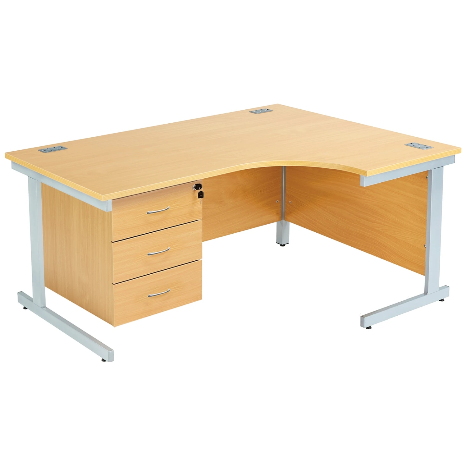 Commerce II Ergonomic Desks With Fixed Pedestal 9 Commerce II Ergonomic Desks With Fixed Pedestal - Image 7