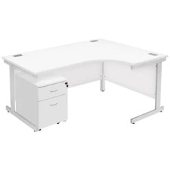 Commerce II Ergonomic Desks With Mobile Pedestal 37 Commerce II Ergonomic Desks With Mobile Pedestal -Office Comfort 088251