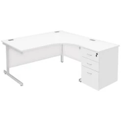 Commerce II Ergonomic Desks With Desk High Pedestal -Office Comfort 088306