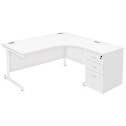 Commerce II Ergonomic Desks With Desk High Pedestal -Office Comfort 088307