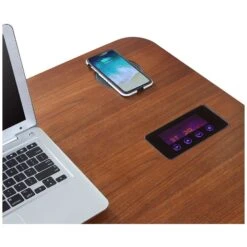Lawrence Home Office Desk With Smart Charging And Bluetooth Speakers -Office Comfort 098586
