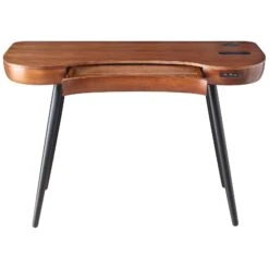 Lawrence Home Office Desk With Smart Charging And Bluetooth Speakers