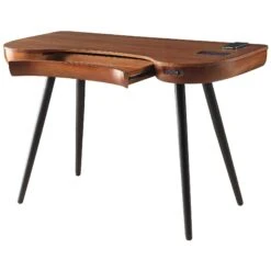 Lawrence Home Office Desk With Smart Charging And Bluetooth Speakers -Office Comfort 098601