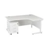 Karbon K1 Ergonomic Cantilever Office Desks With Low Mobile Pedestal 1 Karbon K1 Ergonomic Cantilever Office Desks With Low Mobile Pedestal -Office Comfort 099546