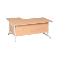 Karbon K1 Ergonomic Cantilever Office Desks With Tall Under Desk Pedestal -Office Comfort 099587