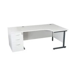 Karbon K1 Ergonomic Cantilever Office Desks With 800D Desk End Pedestal 24 Karbon K1 Ergonomic Cantilever Office Desks With 800D Desk End Pedestal -Office Comfort 099761