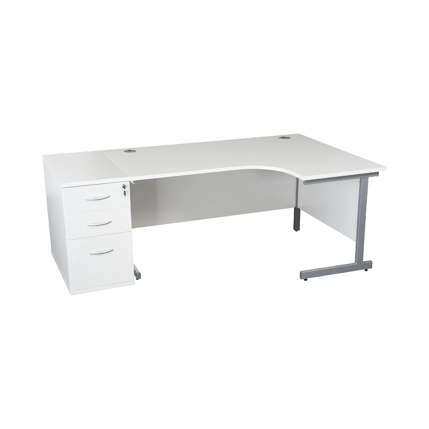 Karbon K1 Ergonomic Cantilever Office Desks With 800D Desk End Pedestal 13 Karbon K1 Ergonomic Cantilever Office Desks With 800D Desk End Pedestal - Image 11