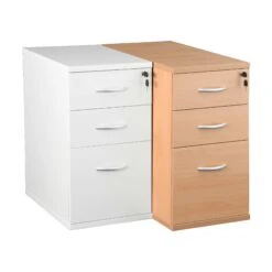 Karbon K1 Ergonomic Cantilever Office Desks With 600D Desk End Pedestal -Office Comfort 099818