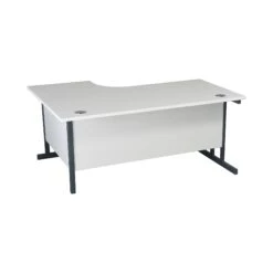 Karbon K3 Ergonomic Deluxe Cantilever Desk With Tall Under Desk Mobile Pedestal -Office Comfort 100275