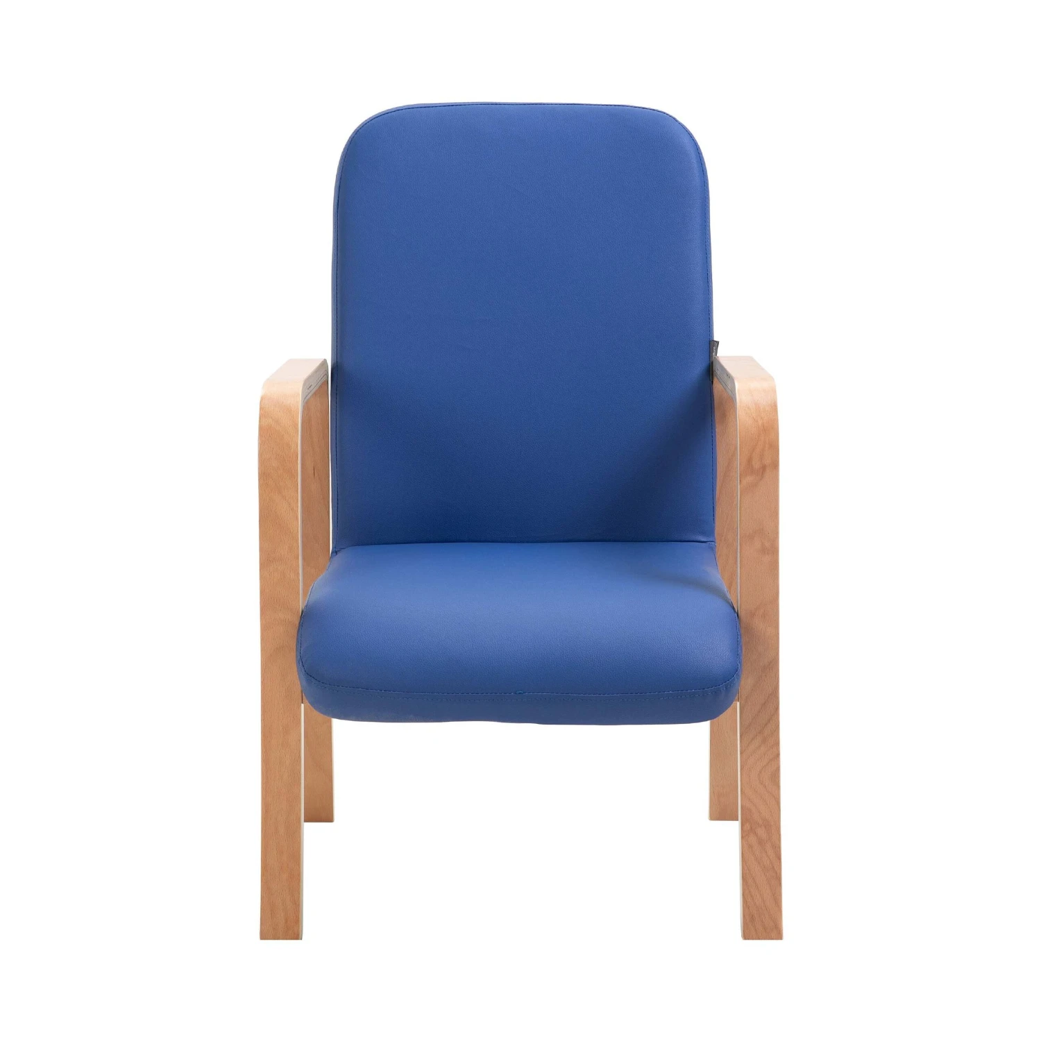 Oxford Wooden Frame Vinyl Reception Chair With Arms 15 Oxford Wooden Frame Vinyl Reception Chair With Arms - Image 13