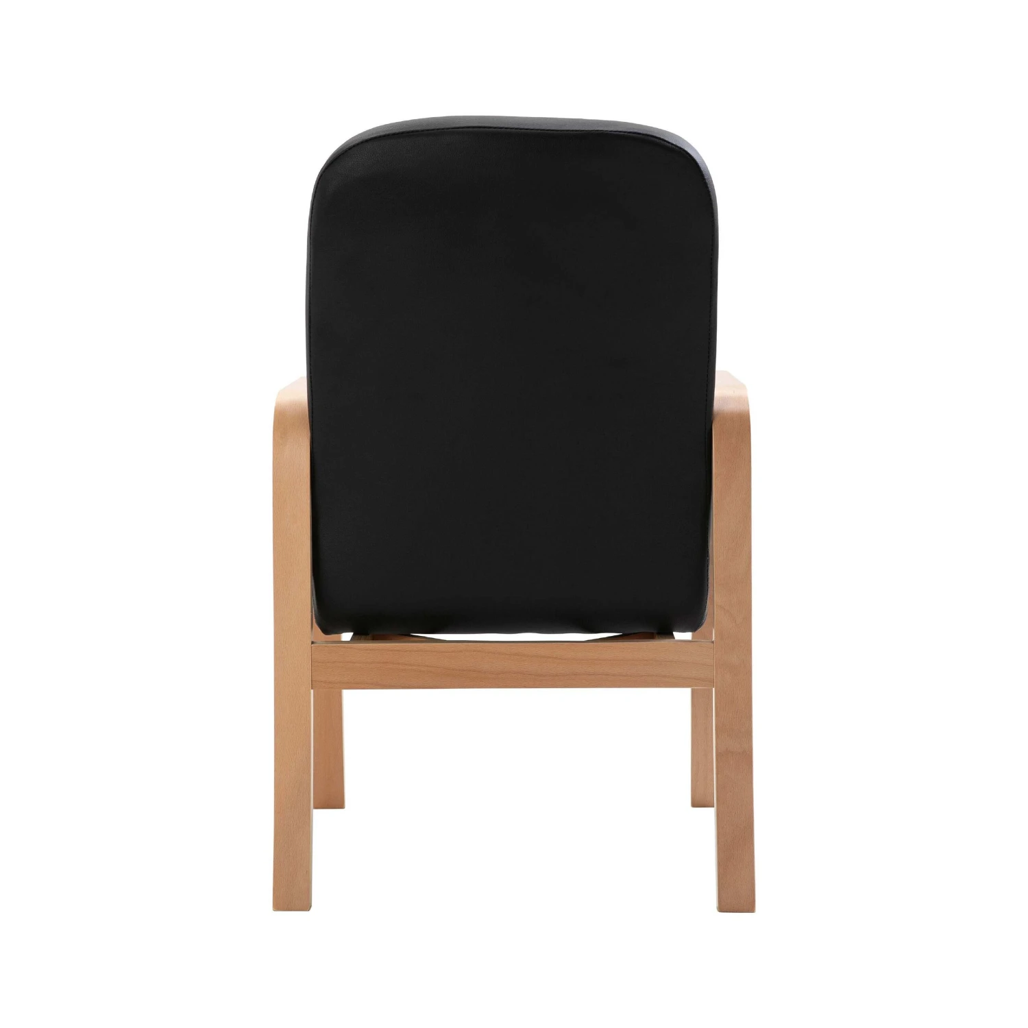 Oxford Wooden Frame Vinyl Reception Chair With Arms 12 Oxford Wooden Frame Vinyl Reception Chair With Arms - Image 10