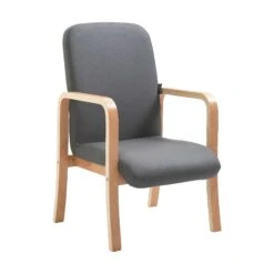 Oxford Wooden Frame Vinyl Reception Chair With Arms 20 Oxford Wooden Frame Vinyl Reception Chair With Arms -Office Comfort 101598
