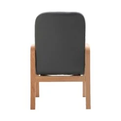 Oxford Wooden Frame Vinyl Reception Chair With Arms 28 Oxford Wooden Frame Vinyl Reception Chair With Arms -Office Comfort 101599
