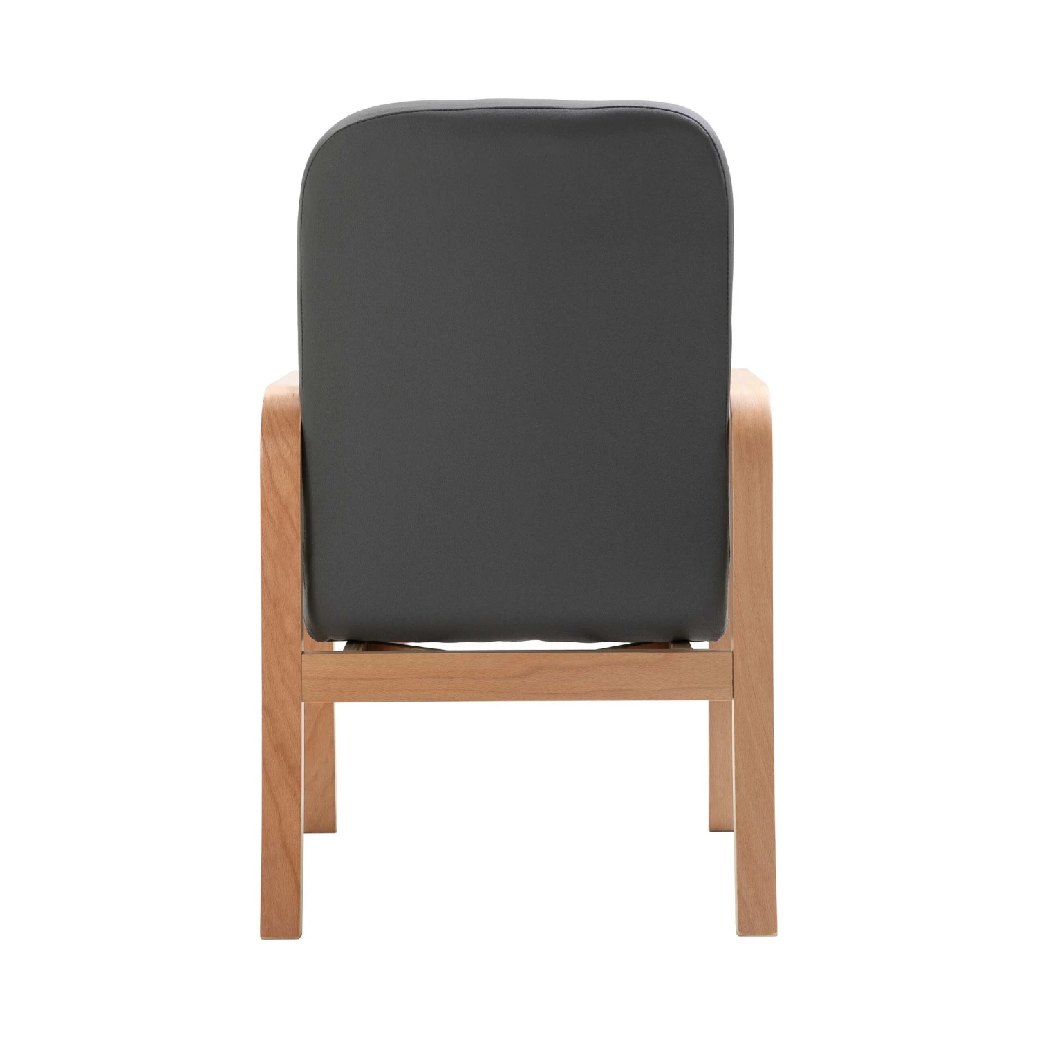 Oxford Wooden Frame Vinyl Reception Chair With Arms 13 Oxford Wooden Frame Vinyl Reception Chair With Arms - Image 11