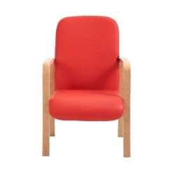 Oxford Wooden Frame Vinyl Reception Chair With Arms 33 Oxford Wooden Frame Vinyl Reception Chair With Arms -Office Comfort 101601