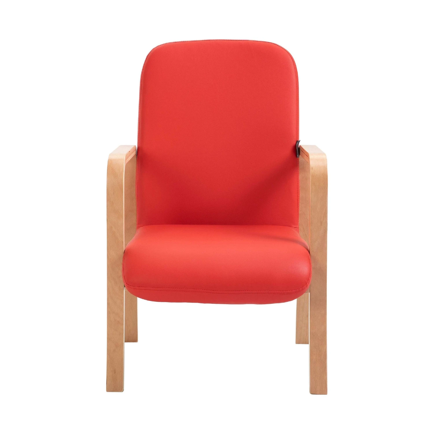Oxford Wooden Frame Vinyl Reception Chair With Arms 18 Oxford Wooden Frame Vinyl Reception Chair With Arms - Image 16