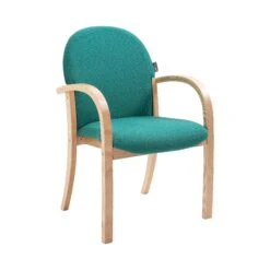Lincoln Wooden Frame Fabric Stacking Chair With Arms 10 Lincoln Wooden Frame Fabric Stacking Chair With Arms -Office Comfort 101680