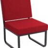 Budget Heavy Duty Skid Base Reception Chair 1 Budget Heavy Duty Skid Base Reception Chair -Office Comfort 102442