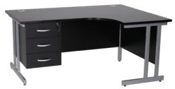 Karbon K3 Ergonomic Deluxe Cantilever Desk With Fixed Pedestal -Office Comfort 103663