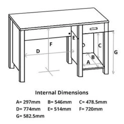 Acorn Home Office Desk 7 Acorn Home Office Desk -Office Comfort 103961