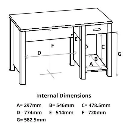 Acorn Home Office Desk 5 Acorn Home Office Desk - Image 3