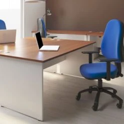 NEXT Day InterAct Two Tone Ergonomic Panel End Desks -Office Comfort 104374