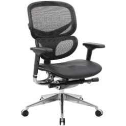 InSync 24 Hour Mesh Office Chair With Leather Seat