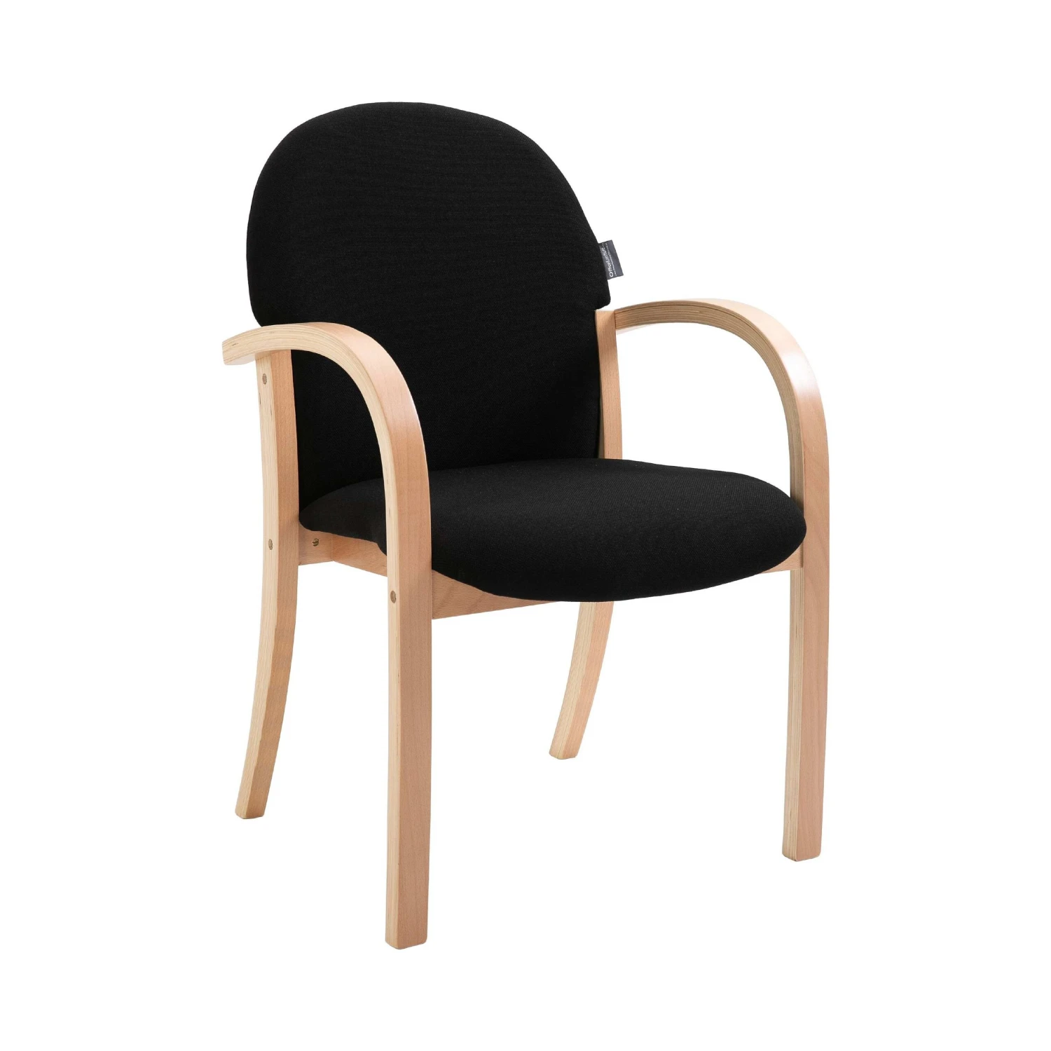 Lincoln Wooden Frame Fabric Stacking Chair With Arms 3 Lincoln Wooden Frame Fabric Stacking Chair With Arms