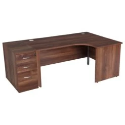 Karbon K2 Ergonomic Panel End Office Desks With 800D Desk End Pedestal 17 Karbon K2 Ergonomic Panel End Office Desks With 800D Desk End Pedestal -Office Comfort 106983