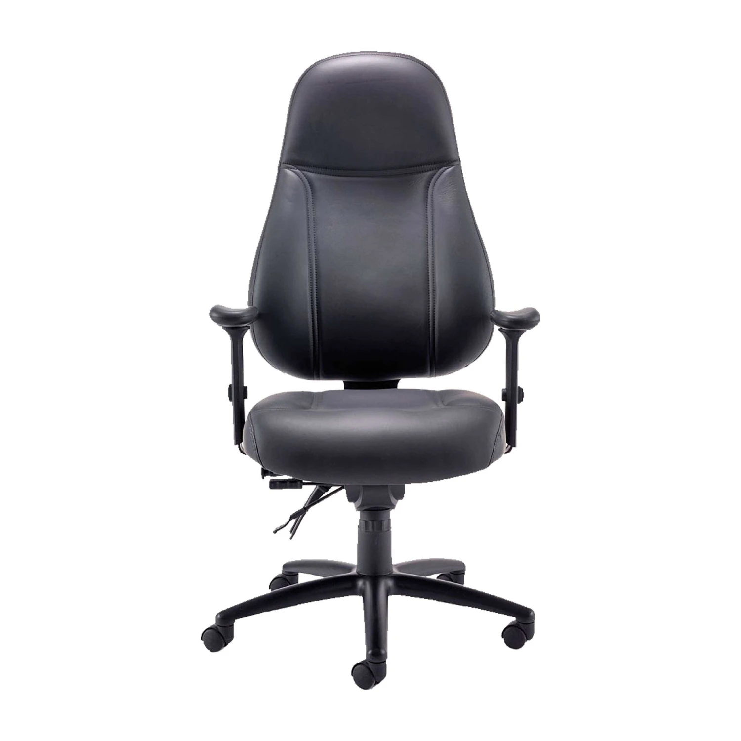 Cheetah II 24 Hour Leather Faced Operator Chair 4 Cheetah II 24 Hour Leather Faced Operator Chair - Image 2