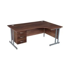 Karbon K3 Ergonomic Deluxe Cantilever Desk With Fixed Pedestal -Office Comfort 107259