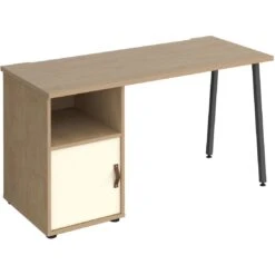 Solis Home Office Desk With Fixed Cupboard Pedestal 16 Solis Home Office Desk With Fixed Cupboard Pedestal -Office Comfort 108950