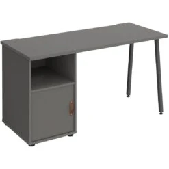 Solis Home Office Desk With Fixed Cupboard Pedestal 18 Solis Home Office Desk With Fixed Cupboard Pedestal -Office Comfort 108953