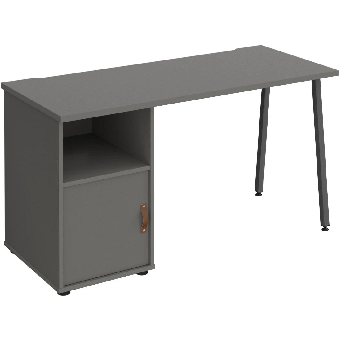 Solis Home Office Desk With Fixed Cupboard Pedestal 10 Solis Home Office Desk With Fixed Cupboard Pedestal - Image 8