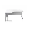 Commerce II Deluxe White Ergonomic Office Desks 2 Commerce II Deluxe White Ergonomic Office Desks -Office Comfort 112070